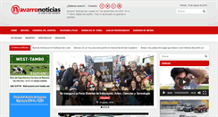 Desktop Screenshot of navarronoticias.com