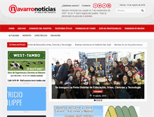 Tablet Screenshot of navarronoticias.com